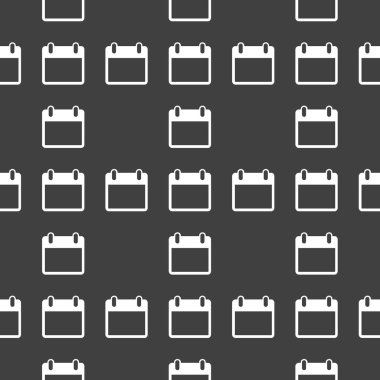 Takvimi web simgesi. düz tasarım. seamless modeli.