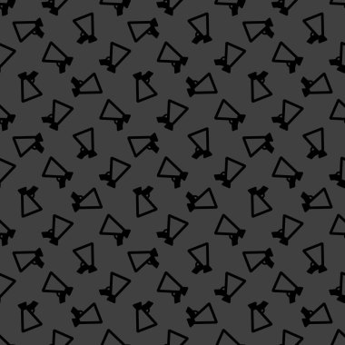 Ağızlık. Web simgesi. düz tasarım. seamless modeli.