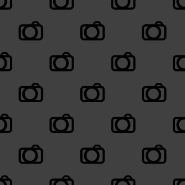 kamera web simgesi. düz tasarım. seamless modeli.