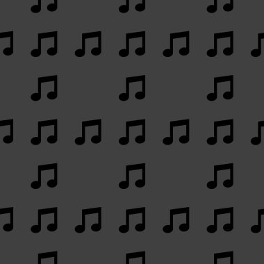 müzik Not web simgesi. düz tasarım. seamless modeli음악 노트 웹 아이콘입니다. 평면 디자인입니다. 완벽 한 패턴.