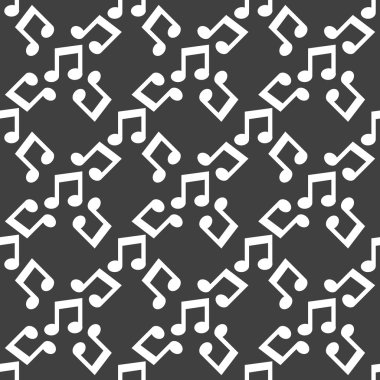 müzik Not web simgesi. düz tasarım. seamless modeli음악 노트 웹 아이콘입니다. 평면 디자인입니다. 완벽 한 패턴.