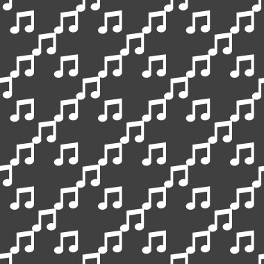 müzik Not web simgesi. düz tasarım. seamless modeli음악 노트 웹 아이콘입니다. 평면 디자인입니다. 완벽 한 패턴.