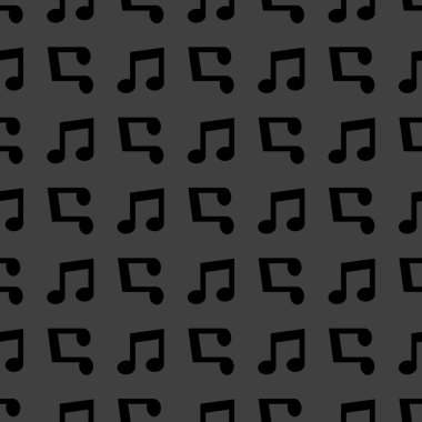 müzik Not web simgesi. düz tasarım. seamless modeli음악 노트 웹 아이콘입니다. 평면 디자인입니다. 완벽 한 패턴.