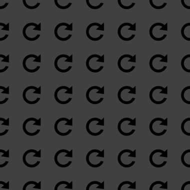 ok update web simgesi. düz tasarım. seamless modeli.