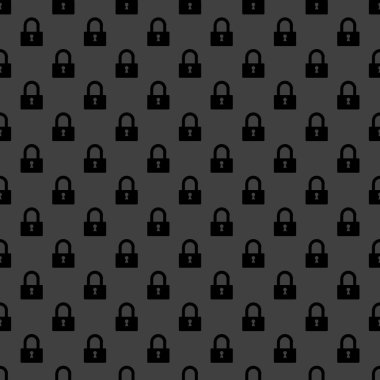 asma kilit web simgesi. düz tasarım. seamless modeli.