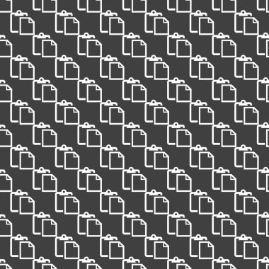 boş kağıt web simgesi. düz tasarım. seamless modeli.