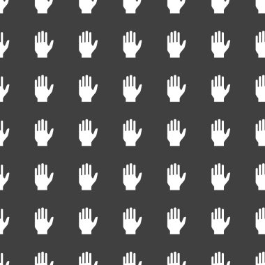 Web icon.flat tasarım el. seamless modeli.