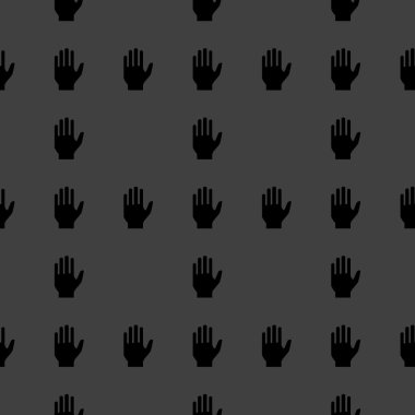 Web icon.flat tasarım el. seamless modeli.