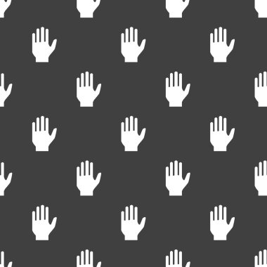 Web icon.flat tasarım el. seamless modeli.