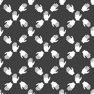 Web icon.flat tasarım el. seamless modeli.