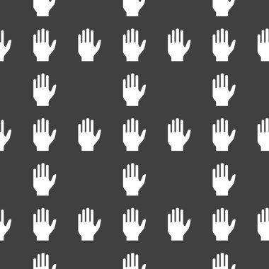 Web icon.flat tasarım el. seamless modeli.