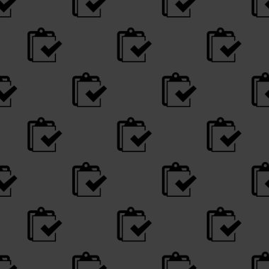Not defteri kağıt belgeleri web simgesi. düz tasarım. seamless modeli.