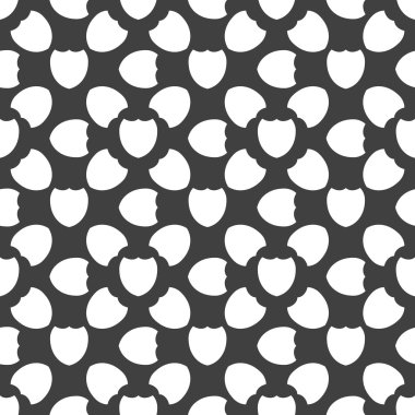 kalkan Koruması web simgesi. düz tasarım. seamless modeli.