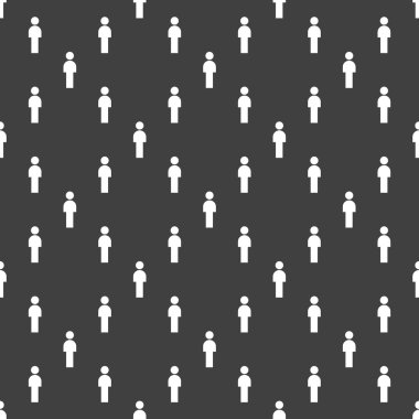 Erkek tuvaleti web simgesi. düz tasarım. seamless modeli.