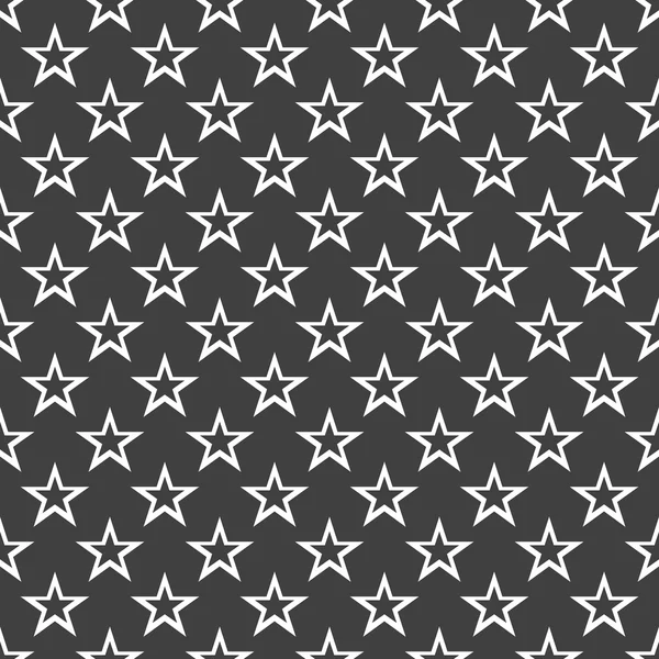 Star Web-Ikone. flache Bauweise. nahtloses graues Muster. — Stockvektor