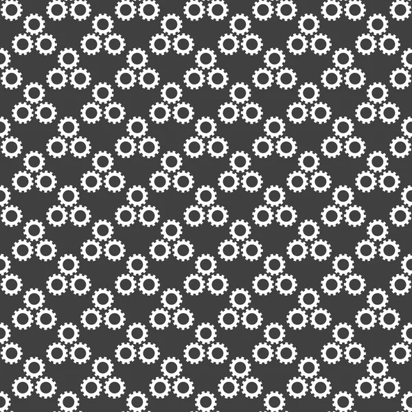 Pictogram van Montages teken web. platte ontwerp. naadloze grijs patroon. — Stockvector