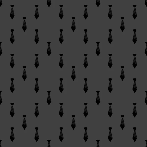 Ikona webové bederní kravatu. plochý design. šedý vzor bezešvé. — Stockový vektor