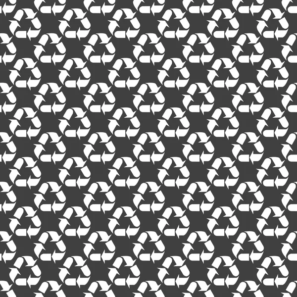 Bearbetning spindelväv ikonen. platt design. sömlös grå mönster. — Stock vektor