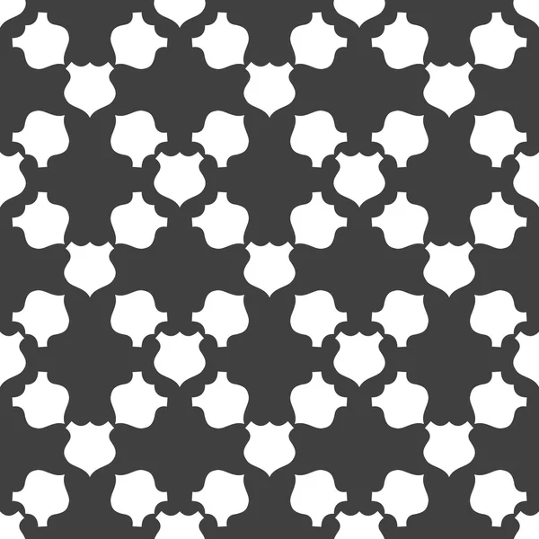 Pictogram van het schild-web. platte ontwerp. naadloze grijs patroon. — Stockvector