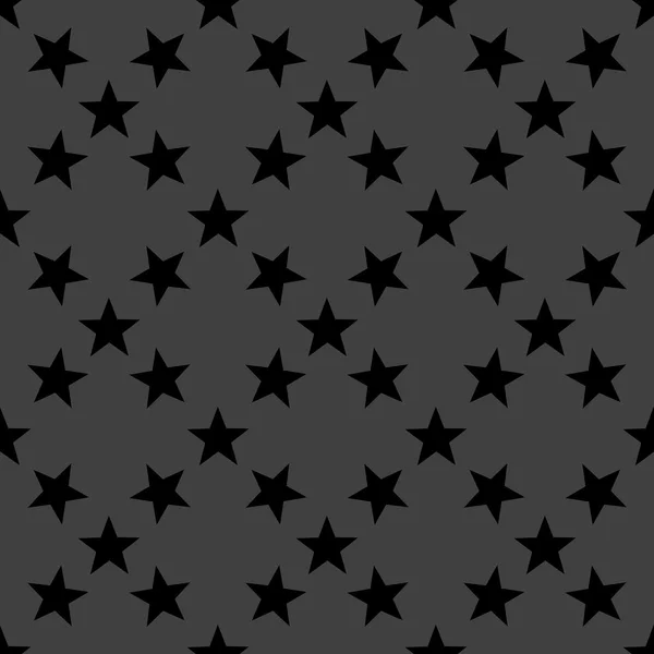 Star web icon. flat design. Seamless gray pattern. — Stock Vector