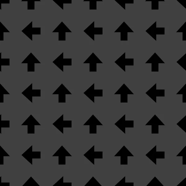 Arrow web icon. flat design. Seamless pattern. — Stock Vector
