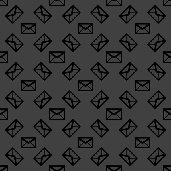 posta zarf web simgesi. düz tasarım. seamless modeli.