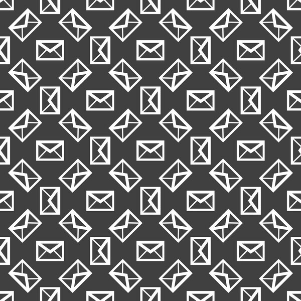 иконка почтового конверта. плоский дизайн. Бесшовный рисунок
.