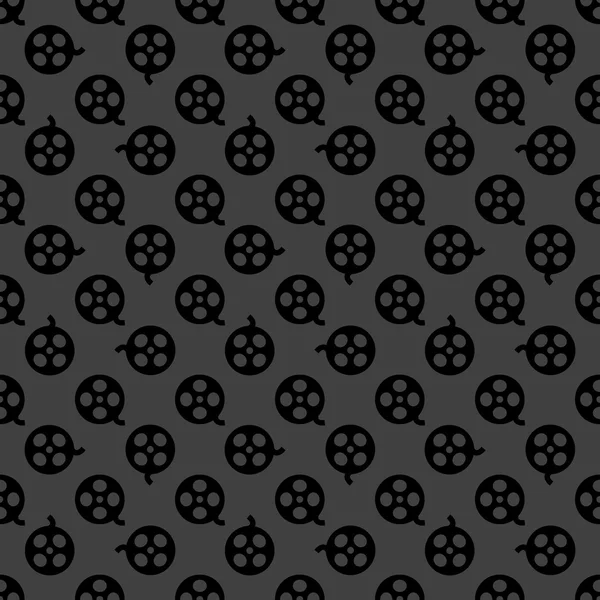 Film web icon. flat design. Seamless pattern. — Stock Vector