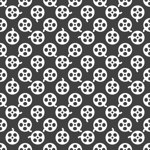 Ícone da web de cinema. design plano. Padrão sem costura . — Vetor de Stock