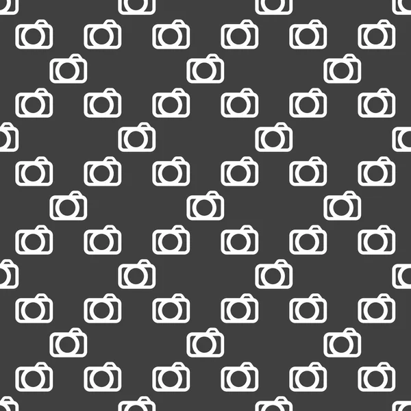 Web camerapictogram. platte ontwerp. naadloze patroon. — Stockvector