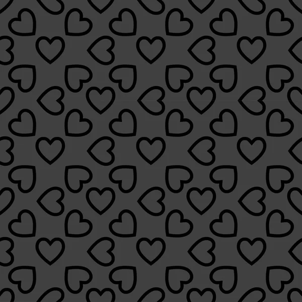 Icône web coeur. design plat. Modèle sans couture . — Image vectorielle