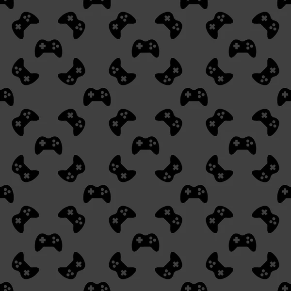 Joystick web simgesini oynuyorum. düz dizayn. Kusursuz desen.