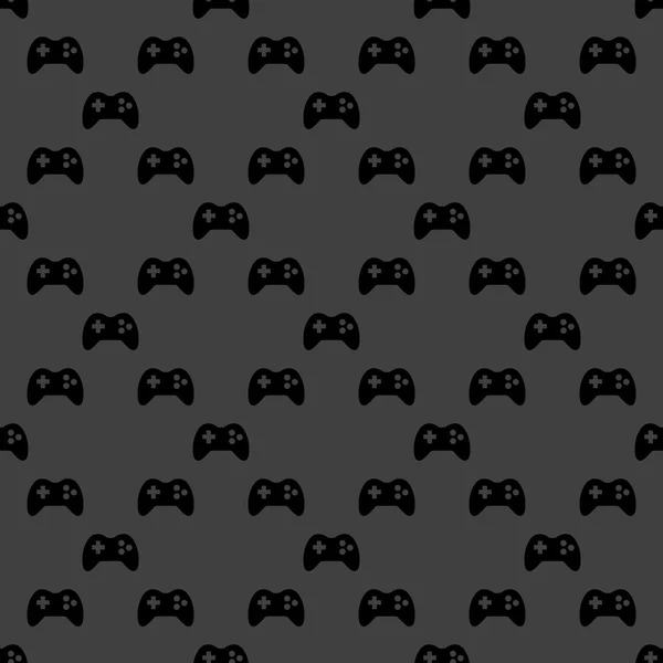 Joystick web simgesini oynuyorum. düz dizayn. Kusursuz desen.