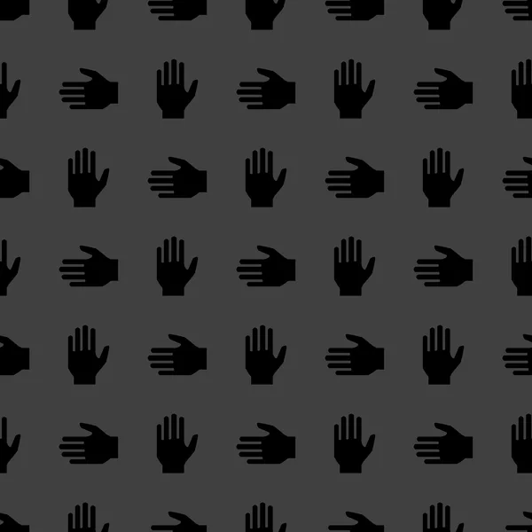 Hand web icon.flat design. Seamless pattern. — Stock Vector