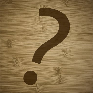 soru işareti. düz modern web düğme ve metin için yer