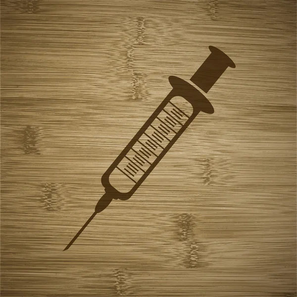 şırınga. düz modern web düğme ve metin için yer