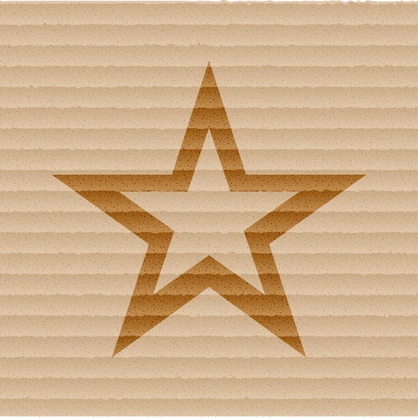 Diseño plano estrella con fondo abstracto — Foto de Stock
