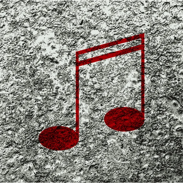 Notes de musique sur portées avec fond abstrait — Photo