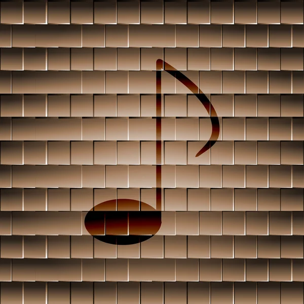 Music notes on staves with abstract background — Stock Photo, Image