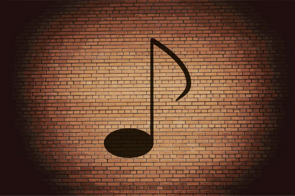 Музыкальные ноты на стойках с абстрактным фоном — стоковое фото