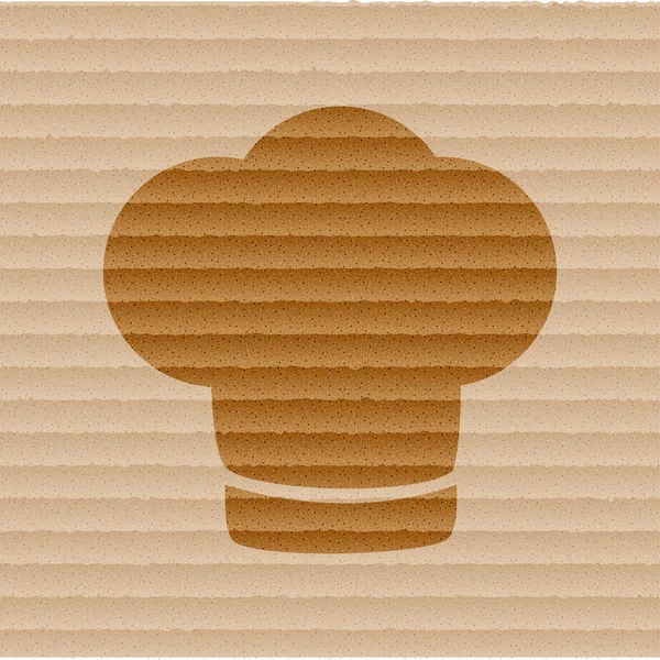Chef-kok GLB pictogram platte ontwerp met abstracte achtergrond — Zdjęcie stockowe