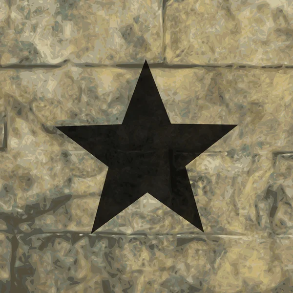 Star icon Plano com fundo abstrato — Fotografia de Stock