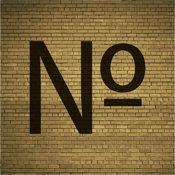 Numer znak ikonę płaski streszczenie tło — Zdjęcie stockowe