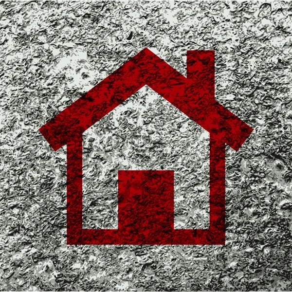 Home. house icon Flat with abstract background — Stock Photo, Image