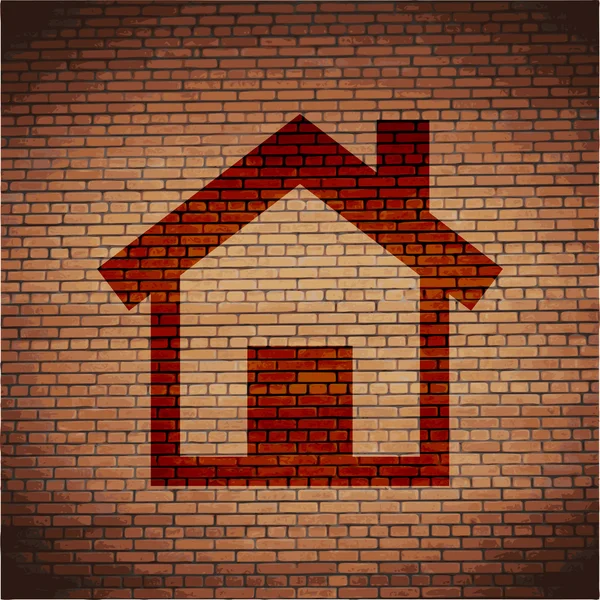 Home. house icon Flat with abstract background — Stock Photo, Image