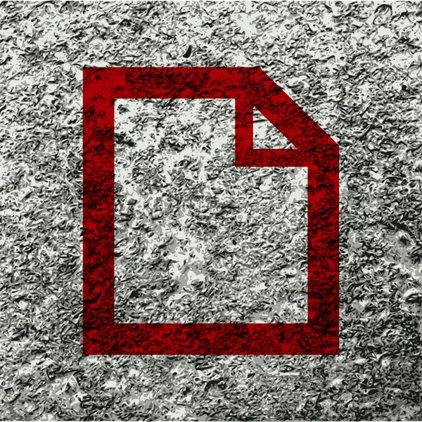Leeres Papiersymbol flach mit abstraktem Hintergrund — Stockfoto