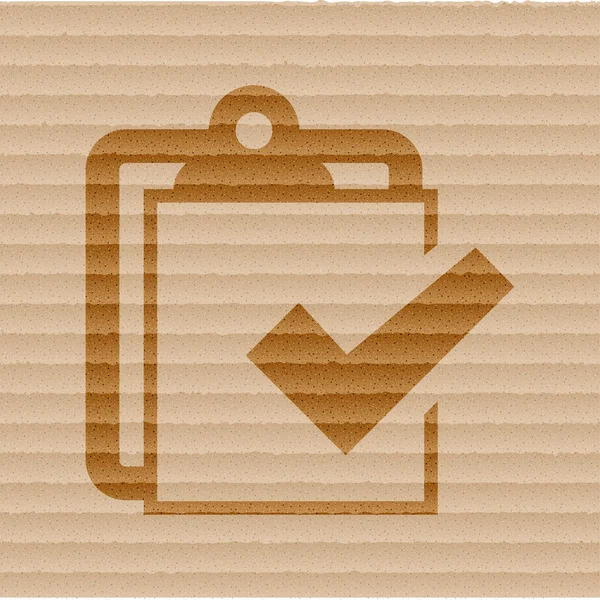 Notepad paper Documents icon flat design with abstract background — Stock Photo, Image