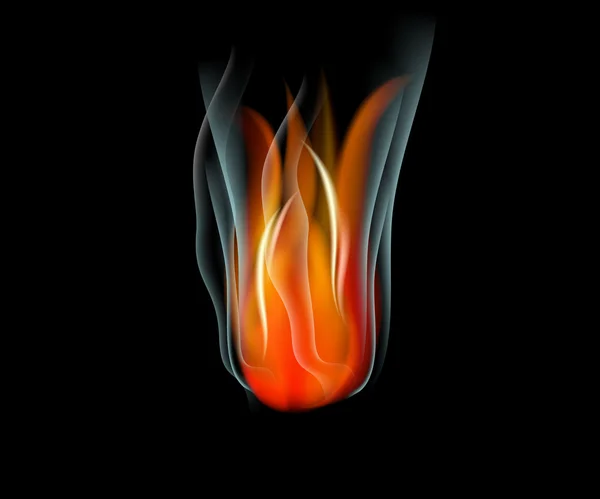 Queimar chama fogo fundo abstrato — Fotografia de Stock