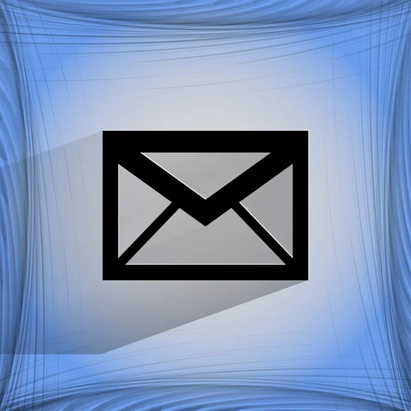 Post. Briefumschlag. Flaches modernes Webdesign auf einem flachen geometrischen abstrakten Hintergrund — Stockvektor