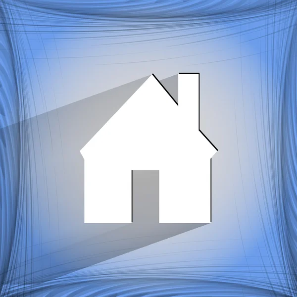 Otthon. lakás modern web design egy lapos geometriai absztrakt háttér — Stock Vector